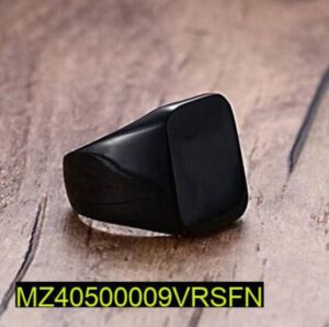 Black Titanium Ring for Men